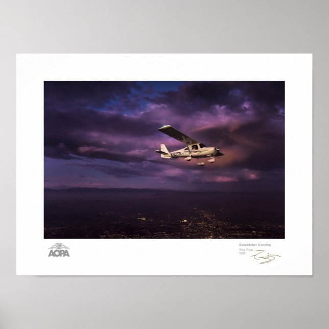 Skycatcher Evening Gallery Poster (Framsidan)