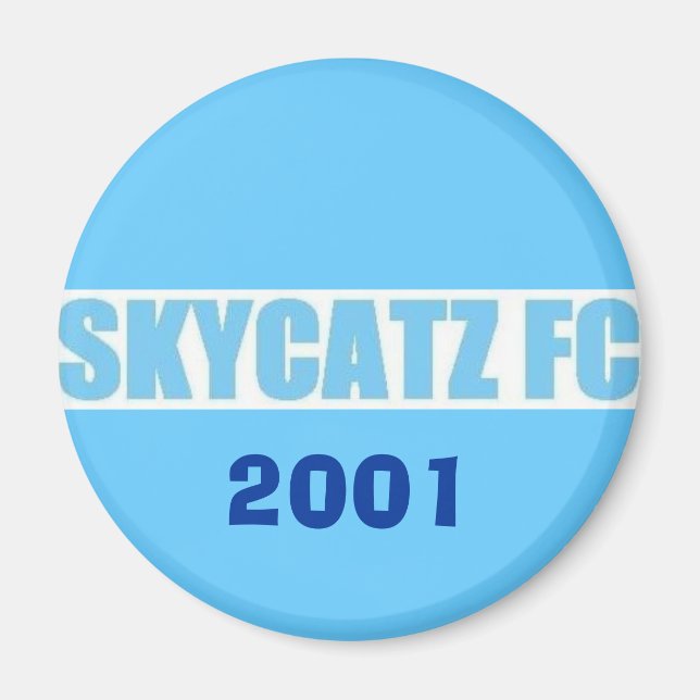 SKYCATZFC TEXT 2001 Magnet (Framsidan)