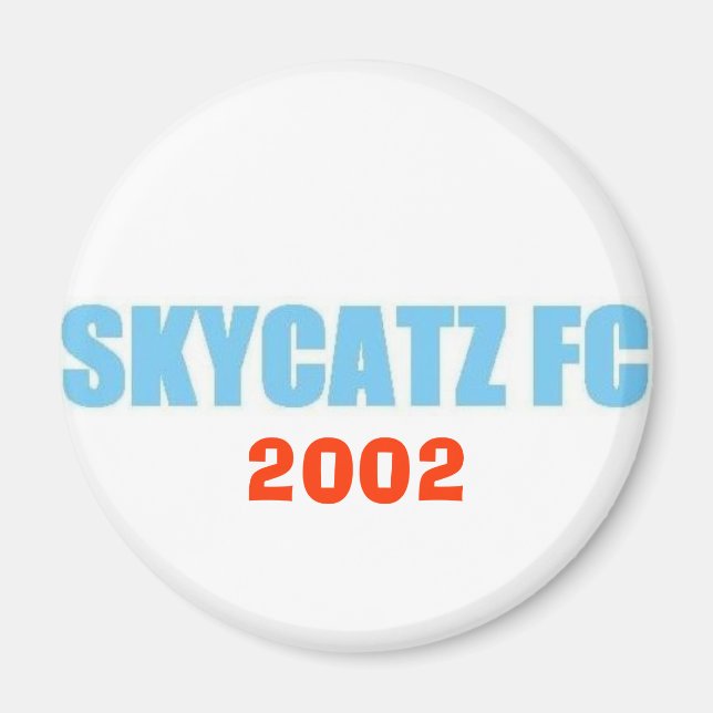 SKYCATZFC TEXT 2002 Magnet (Framsidan)