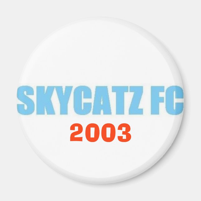 SKYCATZFC TEXT 2003 Magnet (Framsidan)