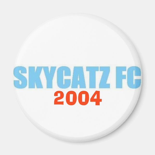 SKYCATZFC TEXT 2004 Magnet (Framsidan)