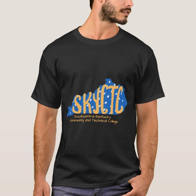 SKYCTC Ky prickig tryck T Shirt (Framsida)