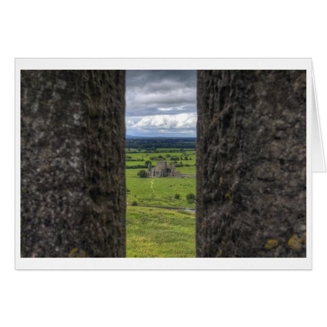 Skydd av abbeyen hälsningskort (Framsidan Horizontal)