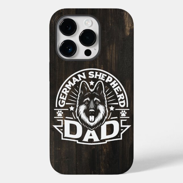 Skydd av den tyska Shepherd Hund Pappa Proud Journ (Baksida)