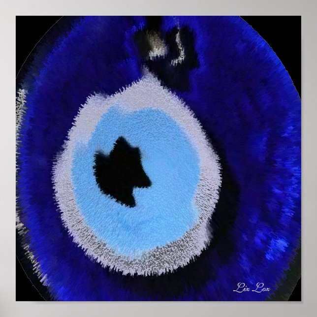 SKYDD AV EVIL ÖGA AV LIZ LOZ POSTER (Framsidan)