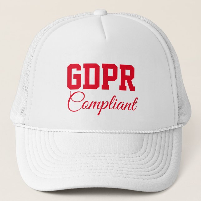 Skydd för allmänna data för GDPR eftergivent Keps (Framsida)