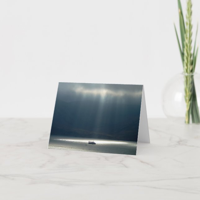 Skydd: Solbelyst båt Kort (Framsida)