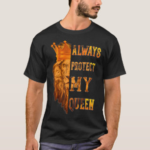 Skydda alltid min drottning Lejont matchande Alla T Shirt