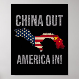 Skydda Amerika - Panamakanalen - China ut - Panam Poster