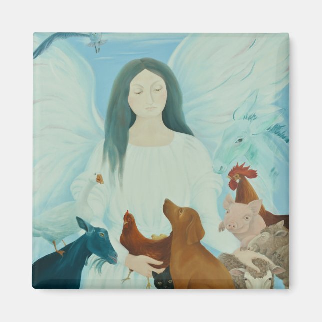 Skydda ängel 2012 magnet (Framsidan)