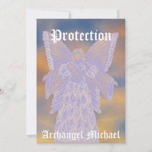 Skydda Archangel Michael-Customize Inbjudningar