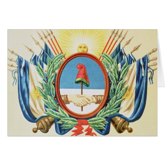 Skydda av confederationen av Argentina Hälsningskort (Framsidan Horizontal)