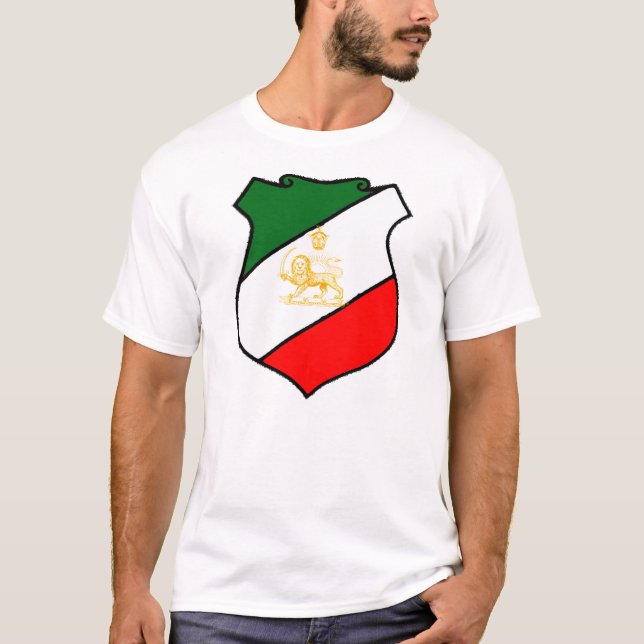 Skydda av Iran Tee Shirt (Framsida)