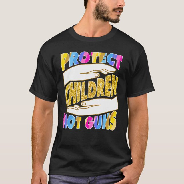 Skydda barn, inte vapen 7 t shirt (Framsida)