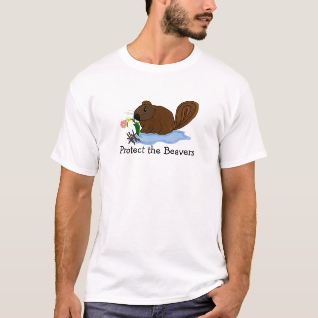 Skydda Beavers Tee Shirt (Framsida)