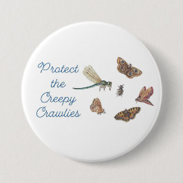 Skydda Creepy Crawlies-pins Knapp