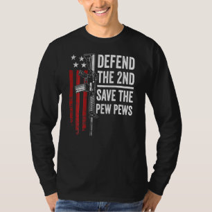 Skydda den andra Sparan på Pew Pews - Gun Ar15 - p T Shirt