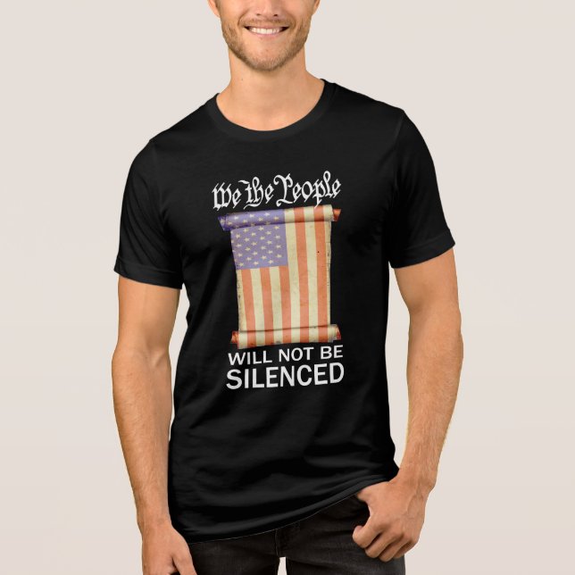 Skydda den första ändringskonstitutionen USA:s Fla T Shirt (Framsida)