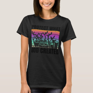 Skydda det Gud Skapat Bible Christianity Coral T Shirt
