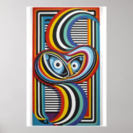 Skydda dig från att se för mycket konst - Ken Gage Poster