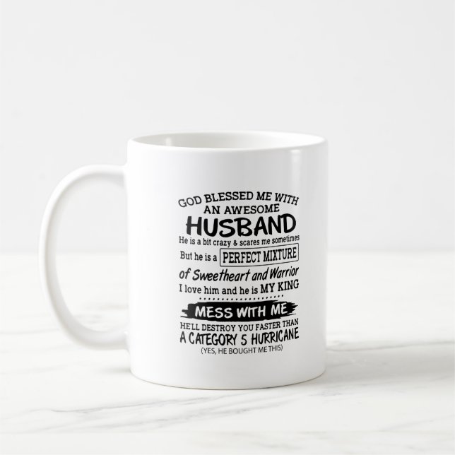 Skydda dig med din krigare Make Kaffemugg (Vänster)