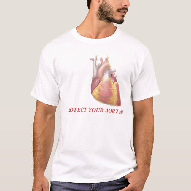 SKYDDA DIN AORTA! T-SHIRT (Framsida)