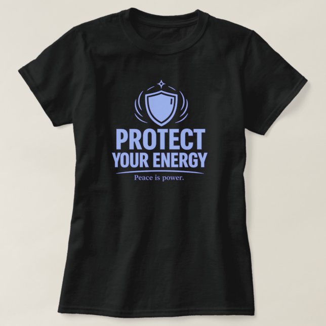 Skydda Din Energi Andlig Citat Tröja medAura (Design framsida)