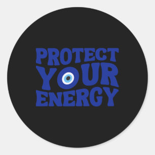 Skydda Din Energi Ond Öga Andlig Positiv Vi Runt Klistermärke