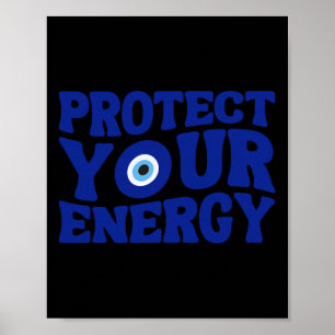 Skydda Din Energi Ondska Öga Andlig Positiv Vi Poster