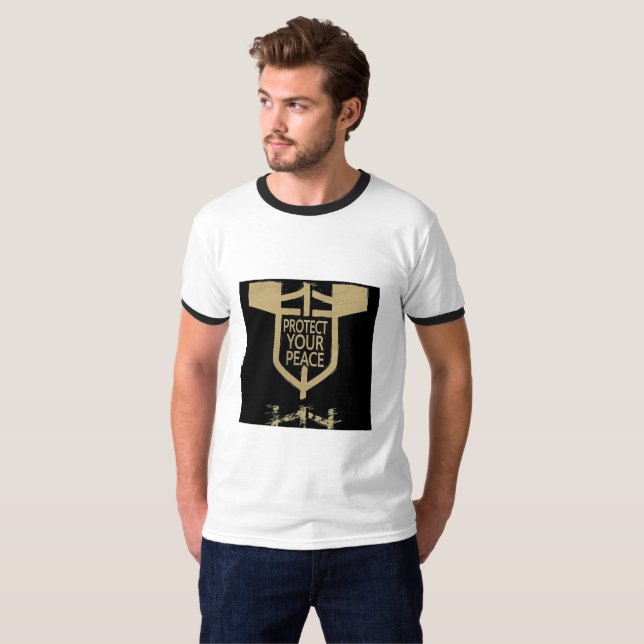 Skydda Din Fred | Lyxig Mentalitet T-Shirt | Mini (Hel framsida)
