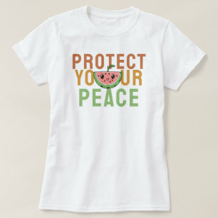 Skydda din fred t shirt