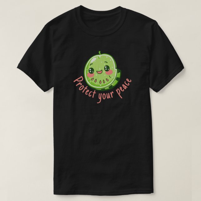 Skydda din fred t shirt (Design framsida)