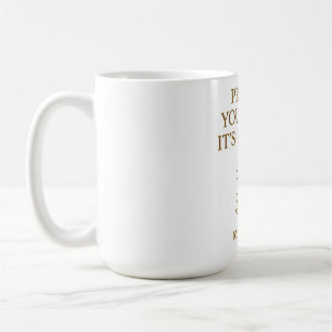 Skydda Din Frid — Minimalistisk Självomsorgscitat Kaffemugg