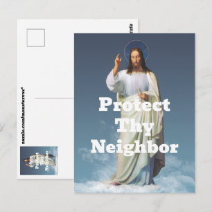Skydda Din Granne Postkort Vykort