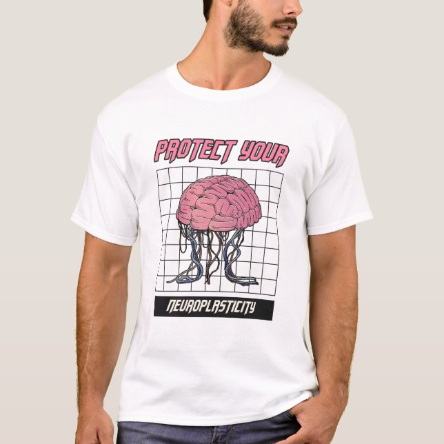 Skydda din neuroplasticitet Kognitiva hälsa T Shirt (Framsida)