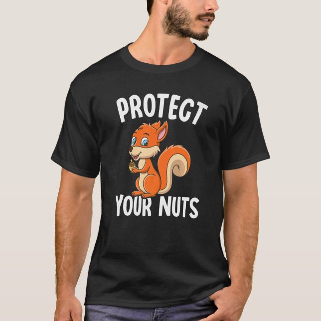 Skydda din Nöt med Nöt Premium T Shirt (Framsida)