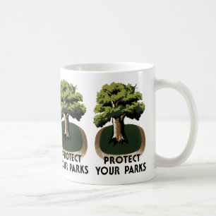 Skydda din parker kaffemugg