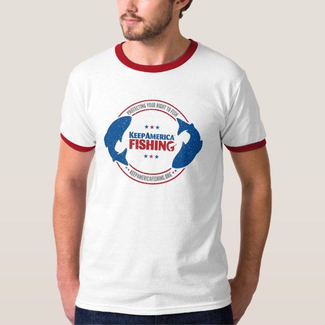 Skydda din rakt till fisk! tee shirt (Framsida)