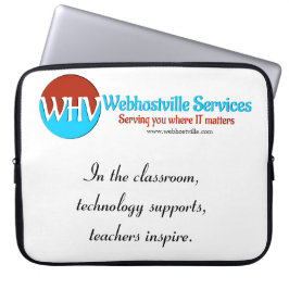 "Skydda din teknik med syfte: inspirationslappa Laptop Fodral