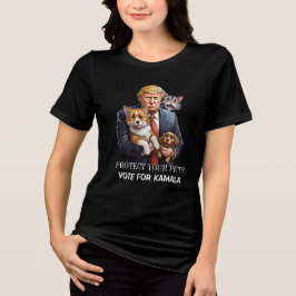 Skydda dina sällskapsdjur | Omröstning om Kamala T Shirt