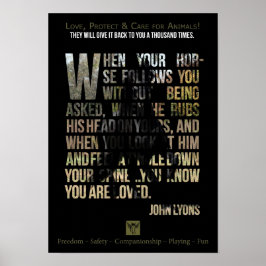 Skydda djur - Poster