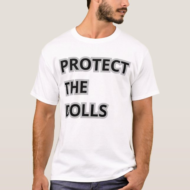 skydda dockorna t shirt (Framsida)