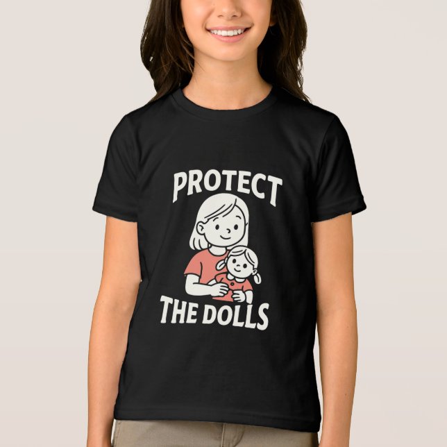 skydda dockornas barn t shirt (Framsida)