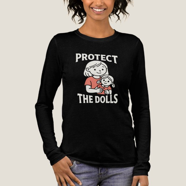 skydda dockornas kvinnor t shirt (Framsida)