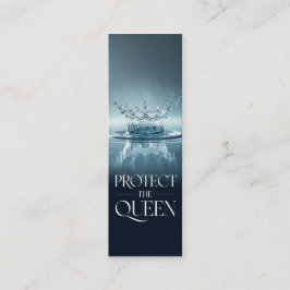 Skydda drottningen mini visitkort