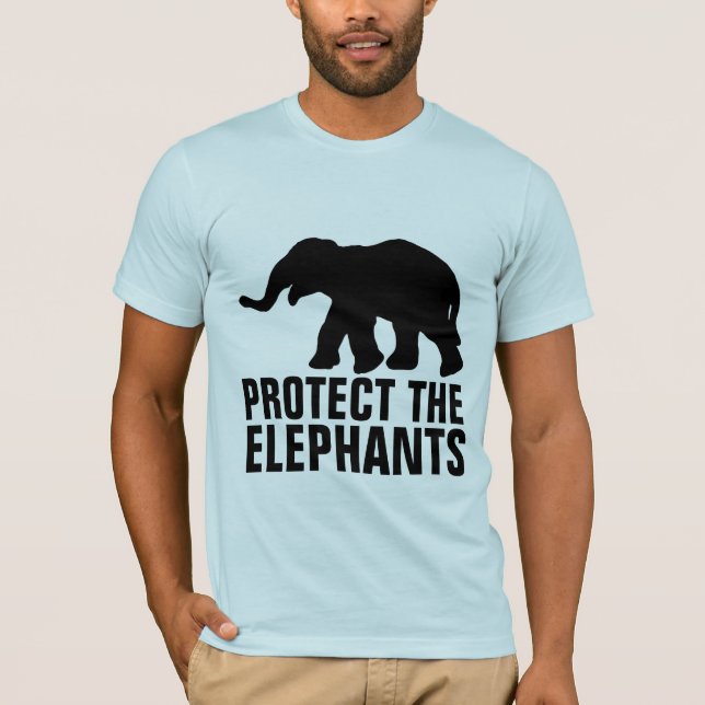 SKYDDA ELEFANTS T-SHIRTS (Framsida)