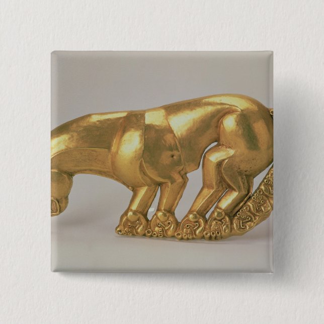 Skydda emblemen i form av en panter knapp (Framsida)