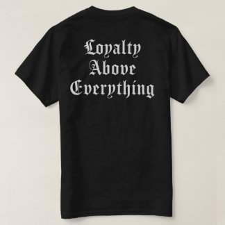Skydda familjen fickstor logotyp vit t-shirt