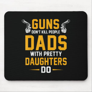 Skydda Far med Söt Dotter Funny Pappa J Musmatta