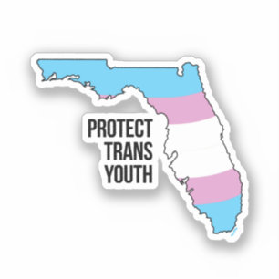 Skydda Florida Trans Ungdom Klistermärken